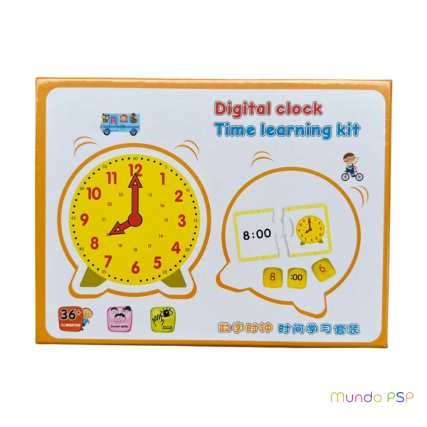 Reloj aprendizaje del tiempo