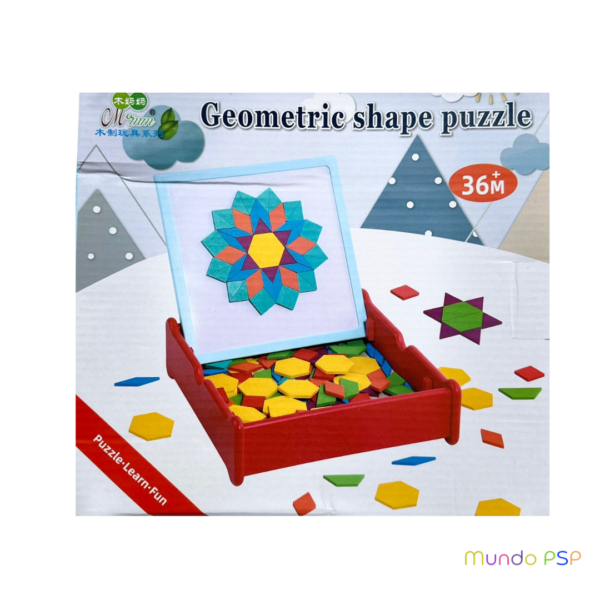 Puzzle geométrico magnético
