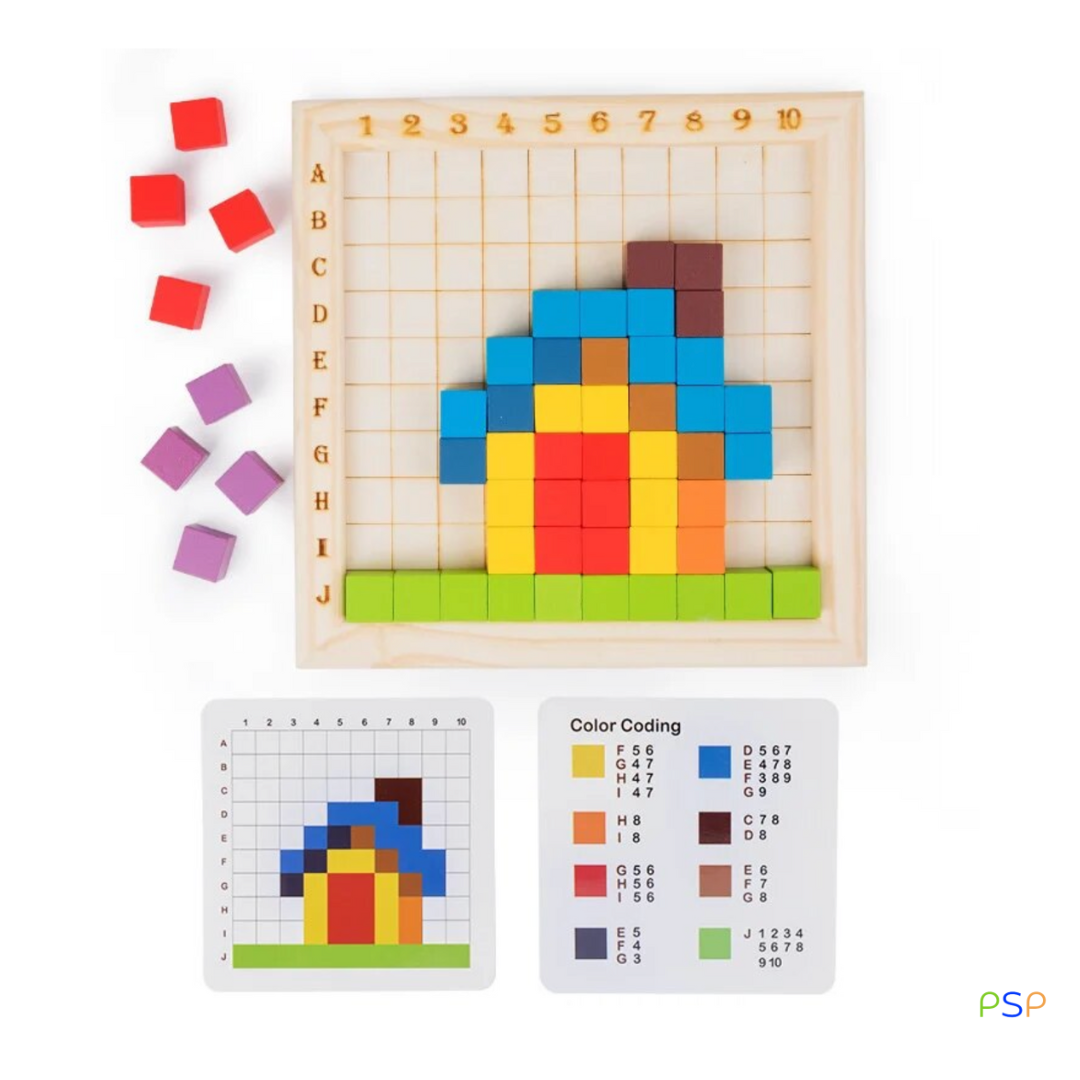 Juego bloques colores